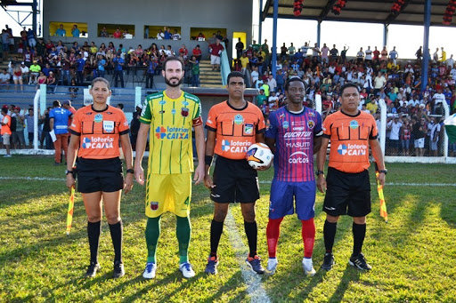 Estádio de futebol Gentil Valério na Ariquemes city, campeonato de futebol.