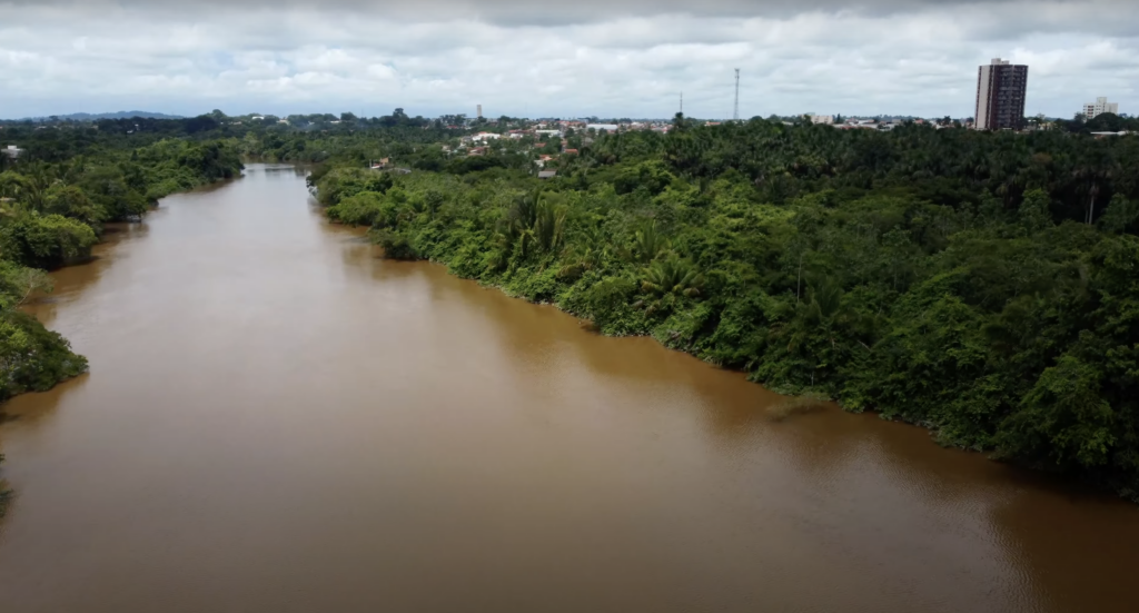 Imagem do rio Machado em Ji-Paraná