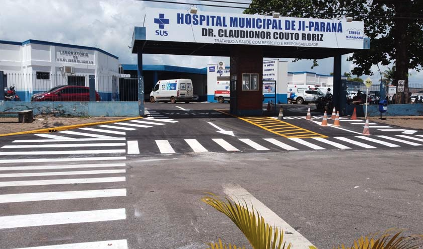 Fachada do Hospital Municipal de Ji-Paraná